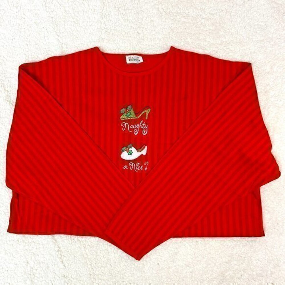 Relevant "Naughty or Nice" Sleepshirt O/S Fits Most